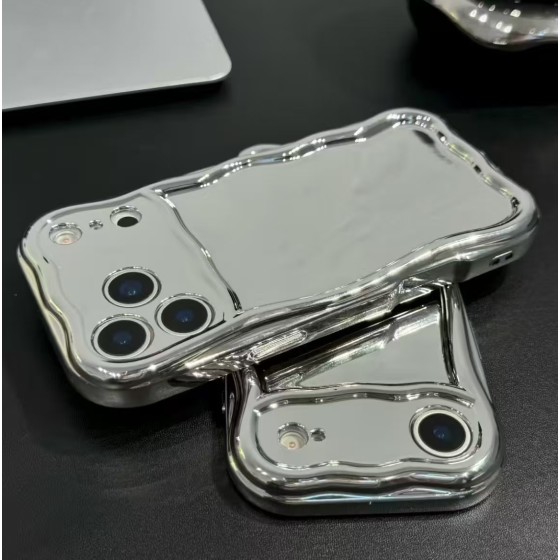 电镀奶油波浪壳